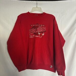 Vintage Chicago Bulls Red Sweater
